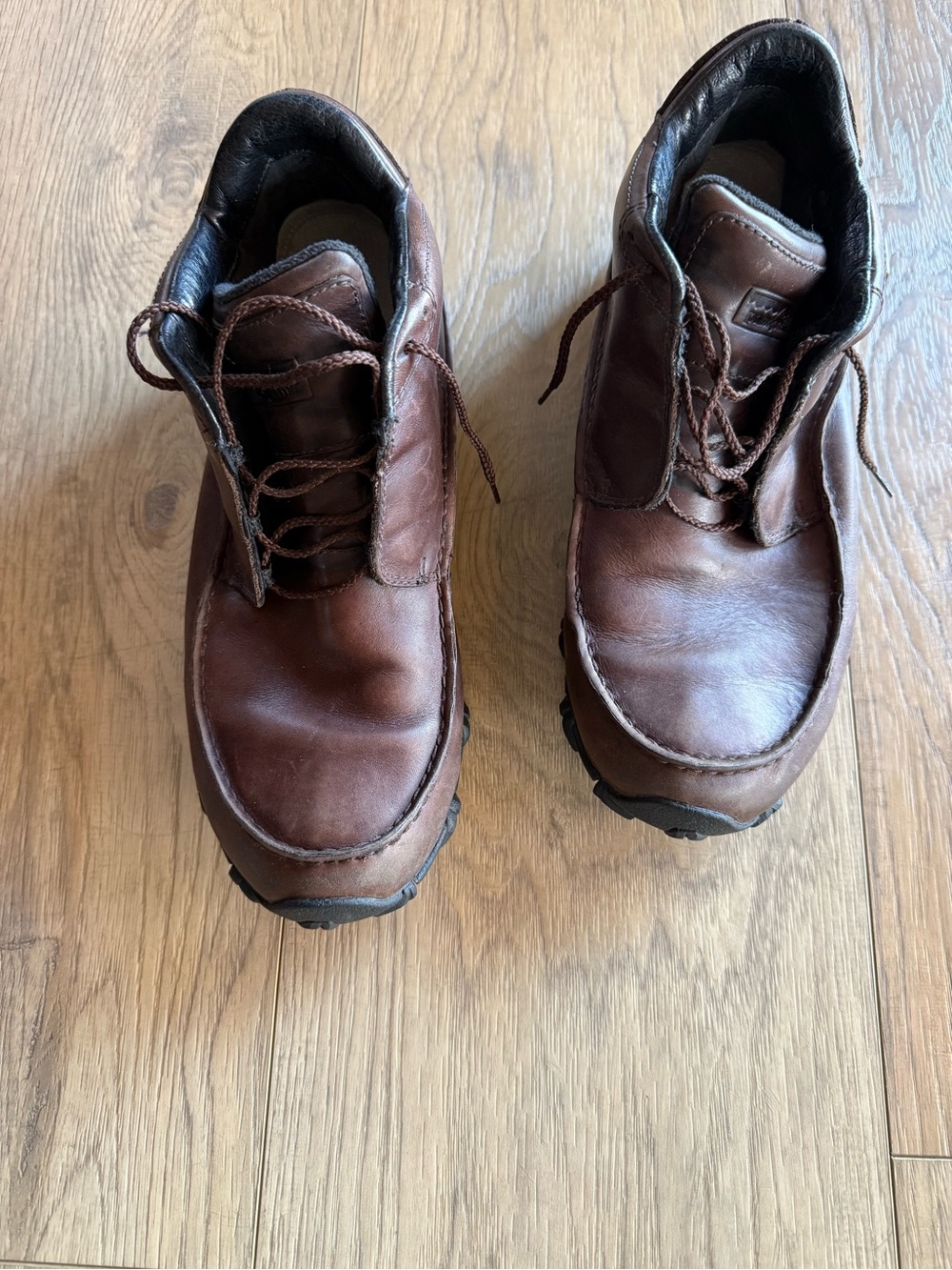 PATAGONIA Ranger Smith Mid Waterproof Brown Leather Lace-Up Boots Mens Size 10